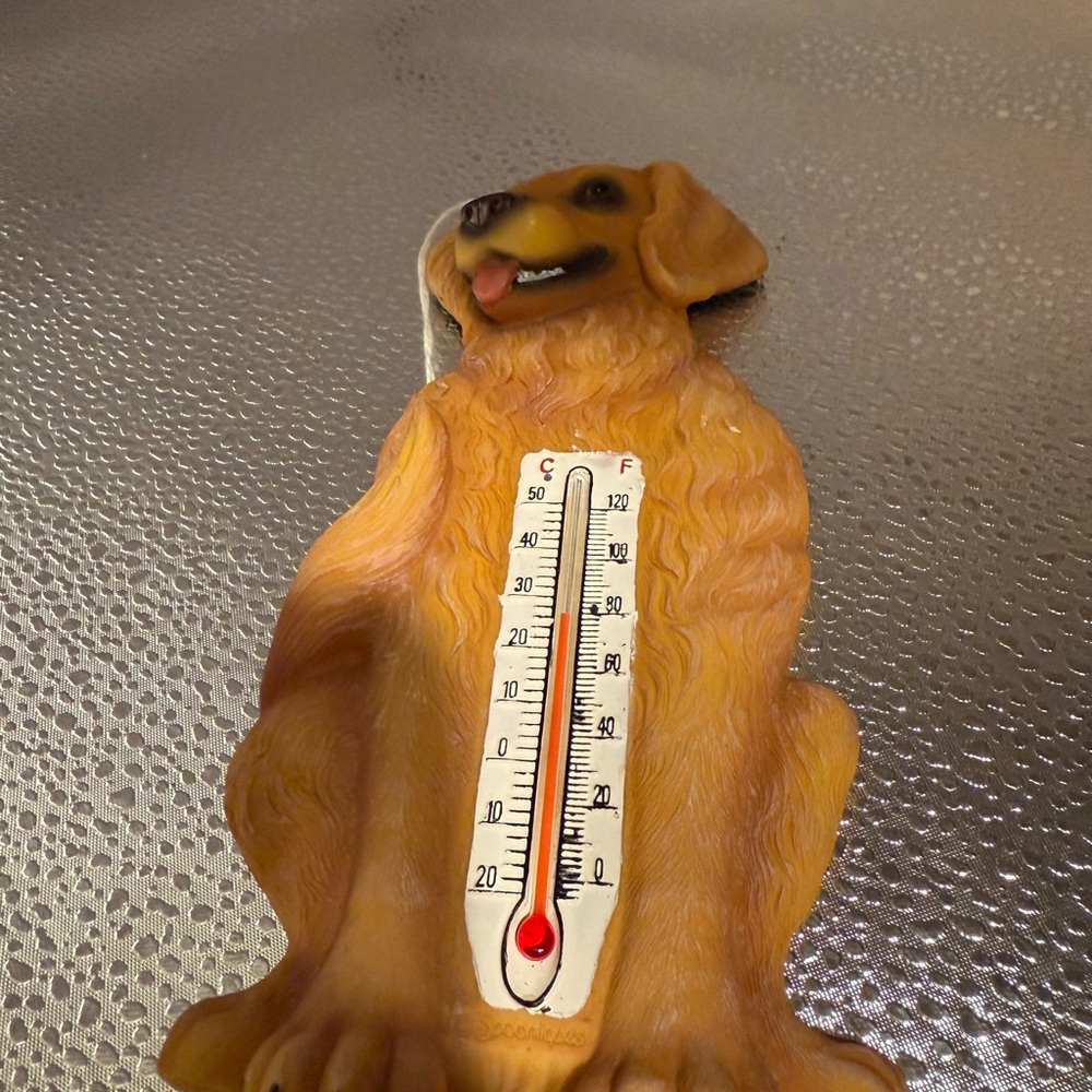 Golden Retriever Thermometer - Brown